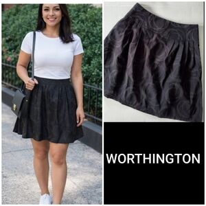 WORTHINGTON CIRCLE BLACK SKIRT🖤